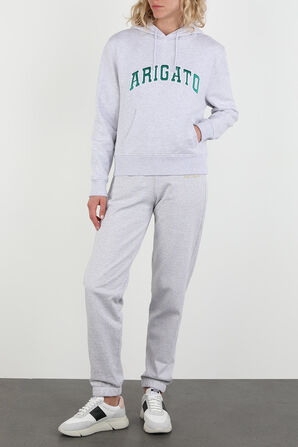 סווטשירט קפוצ'ון לוגו בצבע אפור AXEL ARIGATO